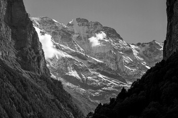 Mountain peak in the distance