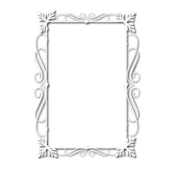 Frame, in the style of an ornament, Vector illustration eps 10, Art.	