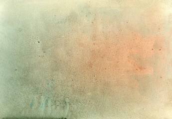 Abstract hand drawn watercolor. Colorful texture background. Picture for creative wallpaper or design art work. Pastel shade of orange.