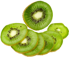 Fototapeta premium Sliced kiwi