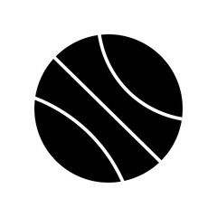 basketball glyph icon