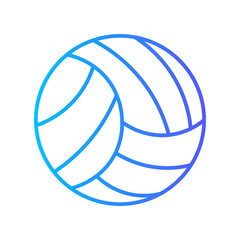 volleyball gradient icon