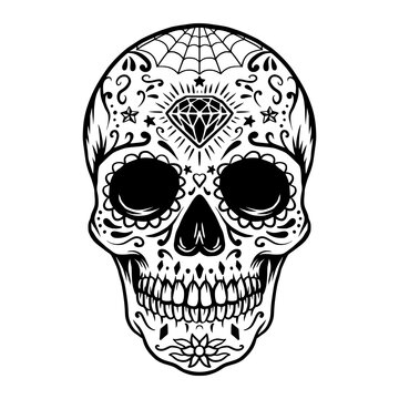 Sugar skull vector art 