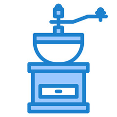 Grinder blue style icon