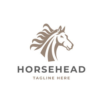 Horses Logo Design Vector illustration