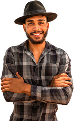 portrait of a cowboy PNG