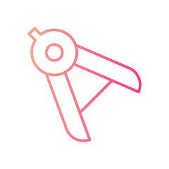 compass gradient icon
