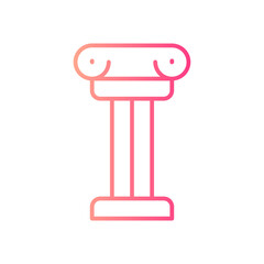 history gradient icon