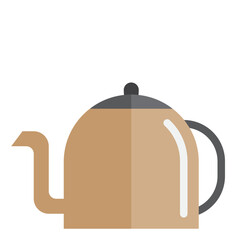 Obraz premium Kettle flat style icon