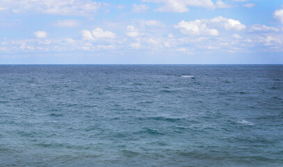 blue sky and sea