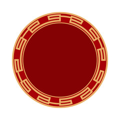 Red Modern Oriental Element 6
