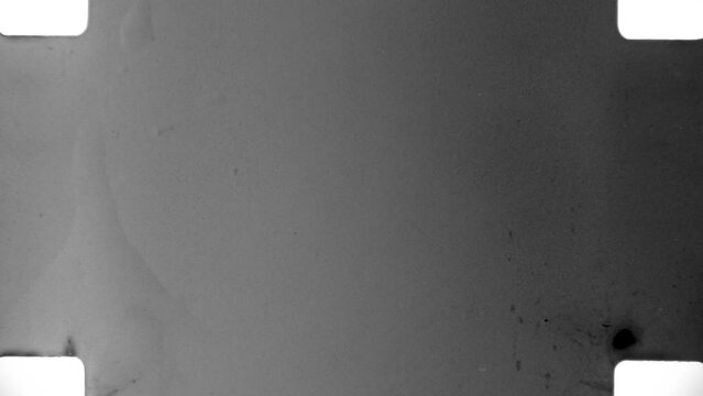 Original black and white 16 mm leader tape