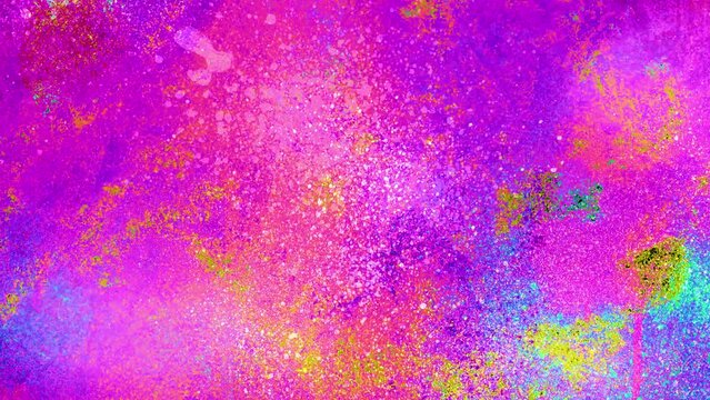 Colorful grunge texture abstract animated background, 4k motion graphics animation.
