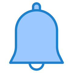 Bell blue style icon
