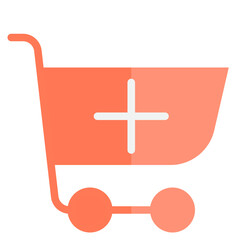 Cart flat style icon