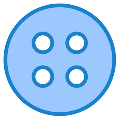 More detail blue style icon