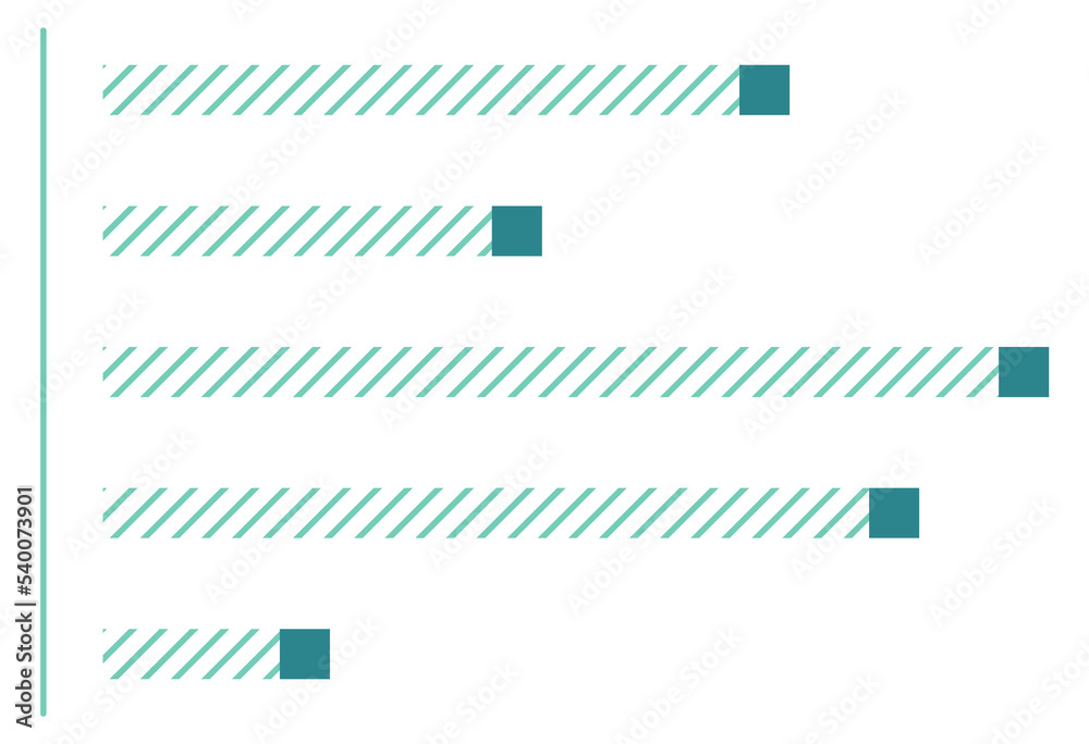Wall mural bar chart icon. financial statistic data presentation
