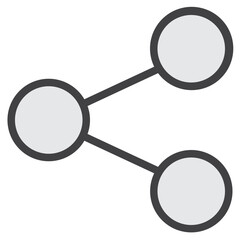 Sharing symbol color line style icon