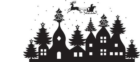 Christmas house village