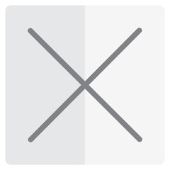 Cross flat style icon