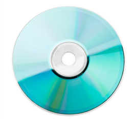 CD isolated on White background