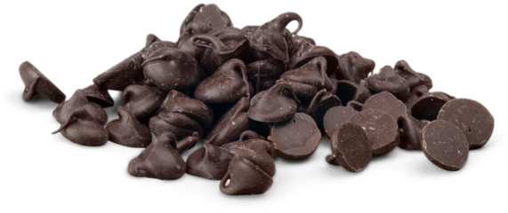Chocolate chocolate chips isolated chunks ingredient decoration chocolate chip