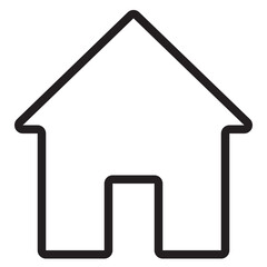 Home outline style icon - 540077340
