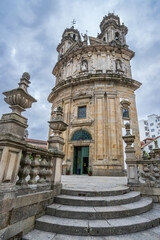 Fototapeta premium La Peregrina Church in the city of Pontevedra in Galicia, Spain.
