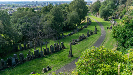 old cemetery in Edinburgh 
