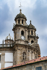 Fototapeta na wymiar La Peregrina Church in the city of Pontevedra in Galicia, Spain.