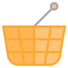 Basket flat style icon