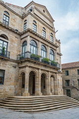 Fototapeta premium Liceo casino in the city of Pontevedra, in Galicia, Spain.