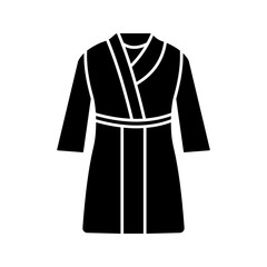 Naklejka premium bathrobe icon. housecoat icon. bathroom sign color editable