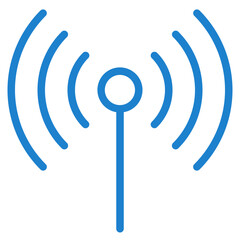Wifi blue style icon