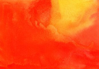 abstract watercolor and yellow background
