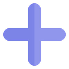 Obraz premium Add flat style icon