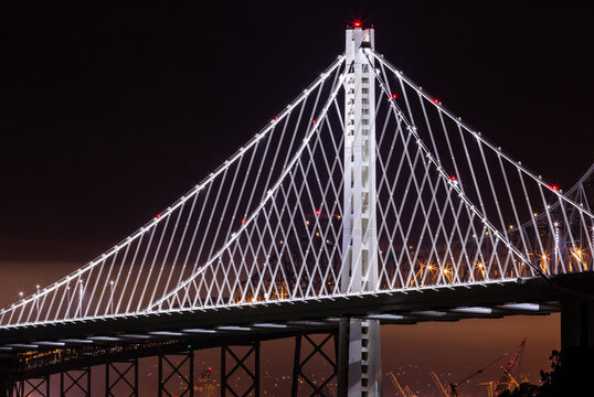 The San Francisco-Oakland Bay Bridge Night