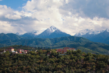 landscape in the mountains