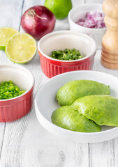 Ingredients for guacamole