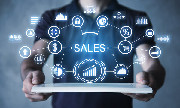 Sales growth. Increase sales. Graphs and charts. Business