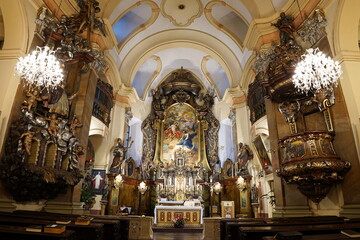 Kościół pw. Trójcy Przenajświętszej we Wrocławiu, Polska - obrazy, fototapety, plakaty