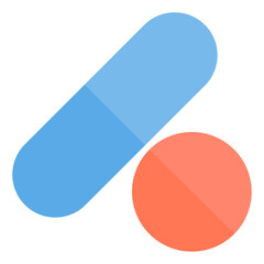 Pills flat style icon