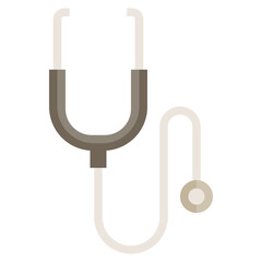 Stethoscope flat style icon