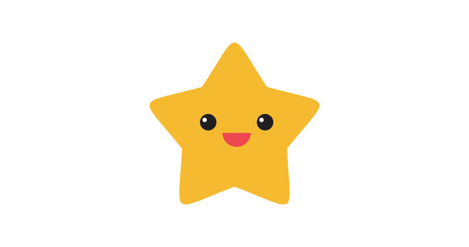 cute star icon transparent png smiling happy