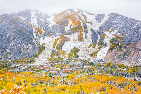 Aspen Colorado Fall and First Snow