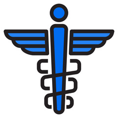 Medicine color line style icon