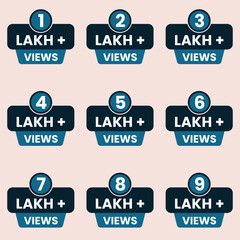 1 lakh views to 9 lakh plus views banner