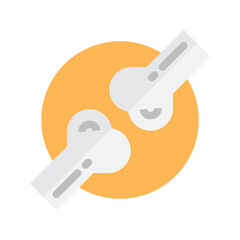 Bone flat style icon