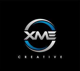 XME Letter Initial Logo Design Template Vector Illustration