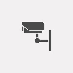 Security camera vector icon sign symbol